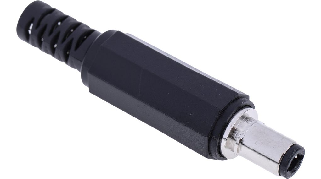 DC-voedingsconnector, Stekker, Recht, 2.5x5.5x9.5mm, 5 ST
